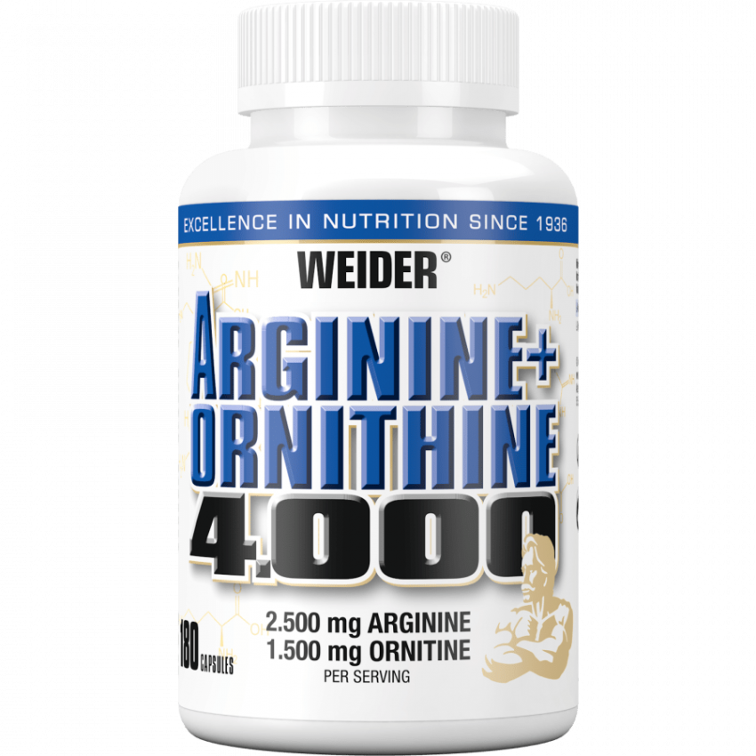 Arginine Ornithine 4000, 180 KAPSUL